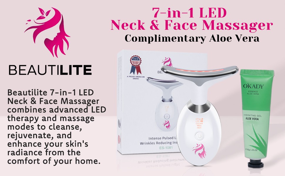 7-in-1 Led Neck & Face Massager