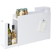 YAMAZAKI Home Sliding Drawer Seasoning Rack – Pull Out Spice Rack for Countertop, Steel Kitchen O...