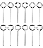 Seamaka 12PCS 5/32” Standard Hex Dogging Key with Full Loop(Silver),Metal Wrench Door Key for Pus...