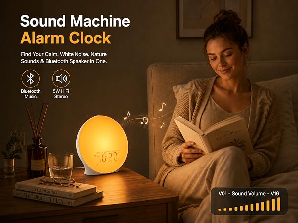 Beside Night Light & Digital Alarm Clock