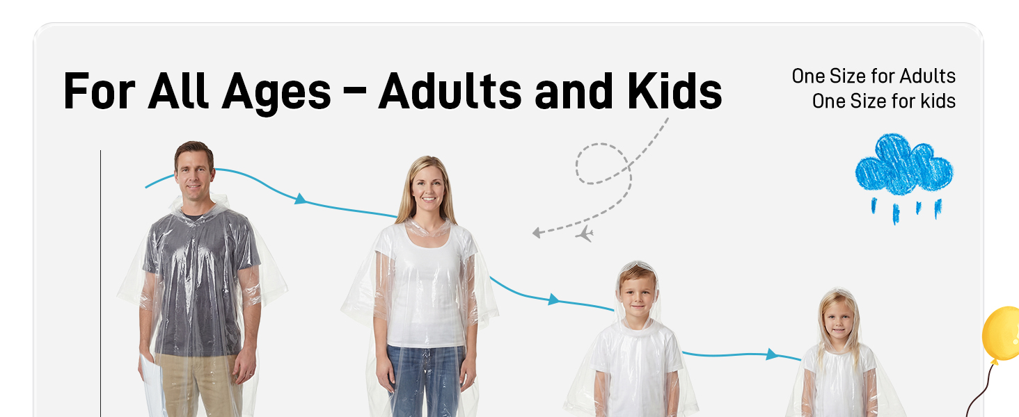 panchos rain family pack
