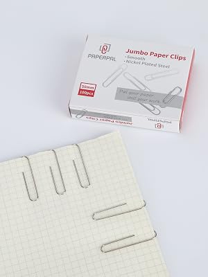 Smooth Jumbo Size Paperclips