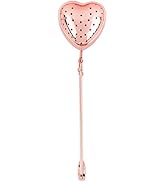 Pinky Up Heart Shaped Tea Ball, Reusable Loose Leaf Tea Infuser, Brew Tea with Ease, Stainless St...
