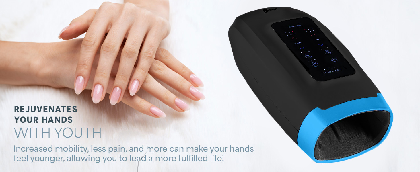 LifePro Legra Hand Massager with Heat and Compression