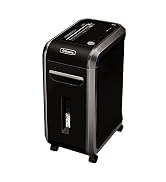Fellowes Powershred 99Ci 18-Sheet Capacity, 100% Jam Proof Cross-Cut Paper Shredder, Black/Gray