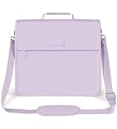 SUNEE Zipper Binder 3 Ring, 3 Inch O-Ring with Handle and Shoulder Strap, 600-Sheet Capacity, 5-T...
