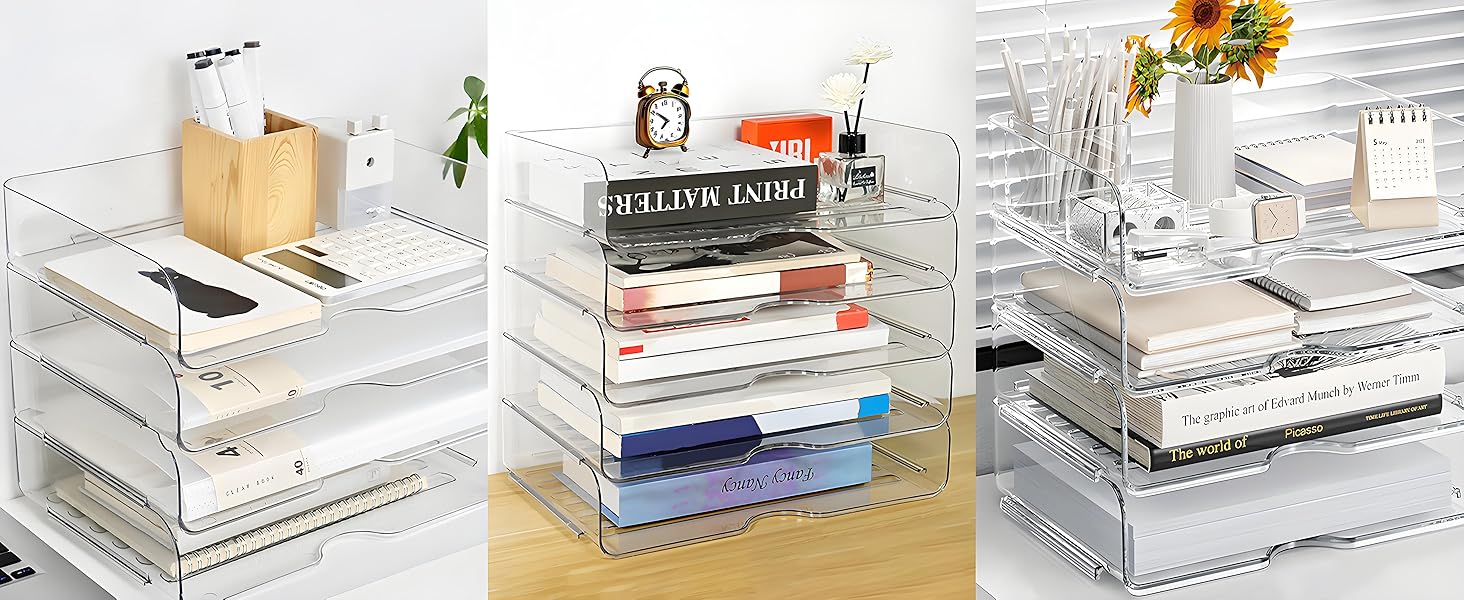 4 tier paper organizer