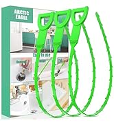 Drain Snake Hair Drain Clog Remover - 3 Pack Shower Snake Sink Unclogger Tool with Exquisite Pack...