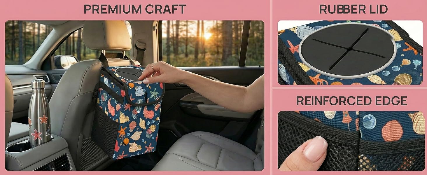 car trash can