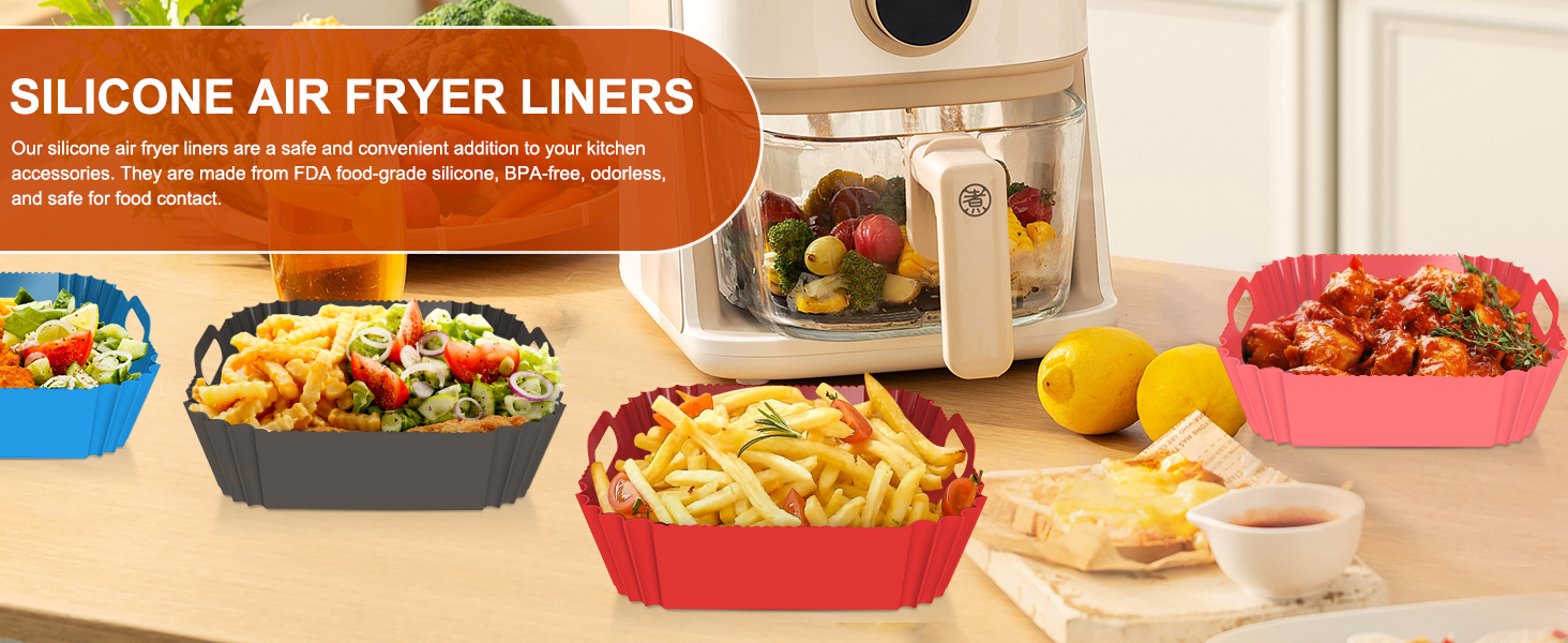 air fryer silicone for kitchen