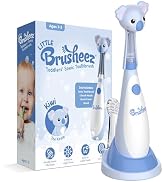 Brusheez Little Toddlers’ Sonic Toothbrush - Safe & Gentle Toothbrush for Ages 1-3 with Built-in,...