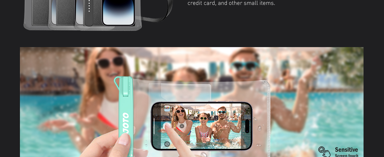 IPX8 waterproof and sensitive touch