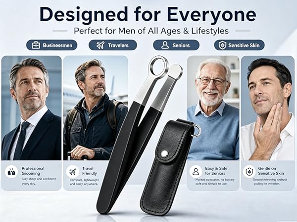 nose hairt trimmer designed for everyone
