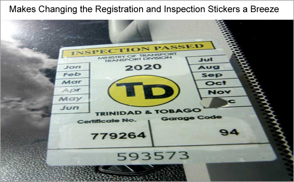 Windshield sticker applicator static cling
