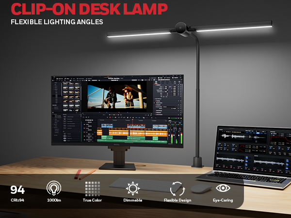desk lamp with clamp