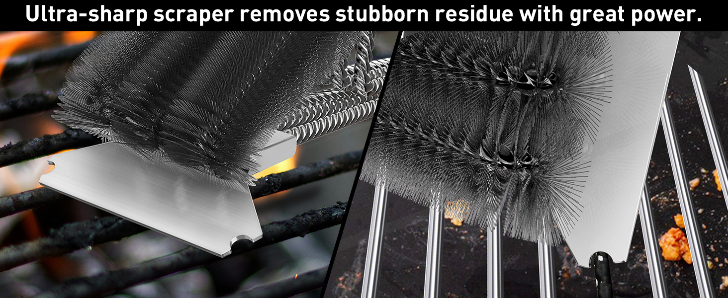 grill brush for outdoor grill