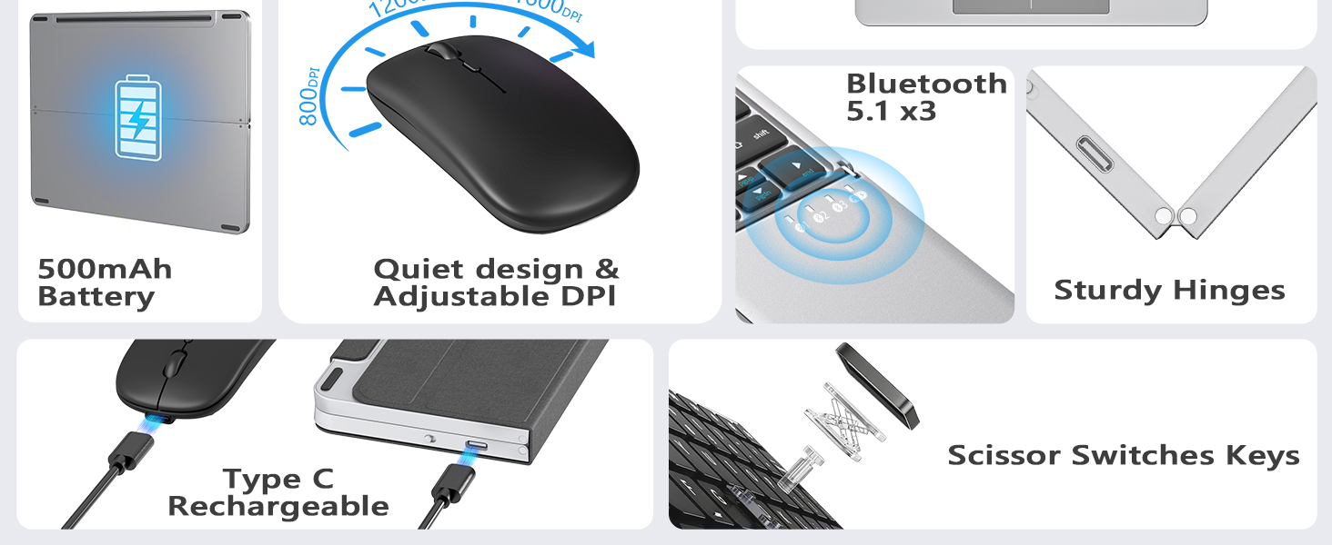 2.4G + BT5.0 x 3