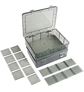 Vidifor 2 Pack Plastic Storage Organizer Box, Storage Container, Jewelry Organizer, Parts Storage...