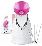 EZBASICS Facial Steamer Ionic Face Steamer for Home Facial, Warm Mist Humidifier Atomizer for Fac...