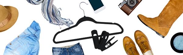 Trgowaul Velvet Hanger Clips