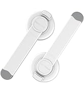 Baby Toilet Lock (2 Pack) for Child Safety, Baby Proof Toilet Seat Lock with 2 Extra Pallet Fit f...