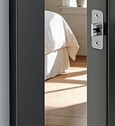 Veise Door Handle Privacy Door Levers, Wave Style Interior Door Knobs for Bedroom and Bathroom