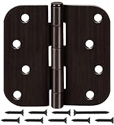 18 Pack 4"Interior Door Hinges Oil Rubbed Bronze Door Hinges 4-Inch Standard Exterior Door Hinges...