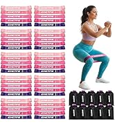 GHCTFE 50PCS Resistance Bands Bulk Pack for Gym Studios, Trainers & Schools, 10 Mini Bands Sets, ...