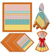 TWINKLEMON 12 PCS Cloth Napkins 20 x 20 Inch Polyester Cotton Provence Floral Dinner Napkin Reusa...