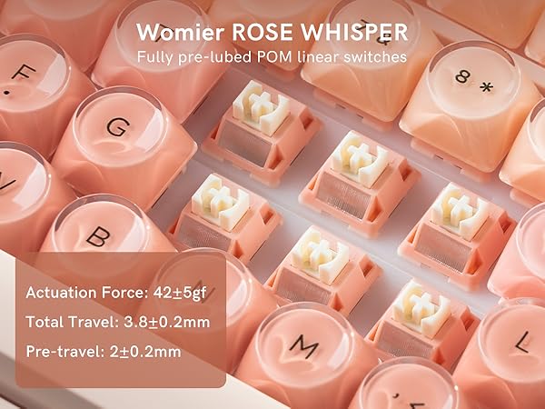 pink switch mechanical keyboard