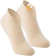 BESSLEE Silky Soft Stretch Moisturizing Spa Socks for Men Women, 92% Rayon Derived from Bamboo, C...
