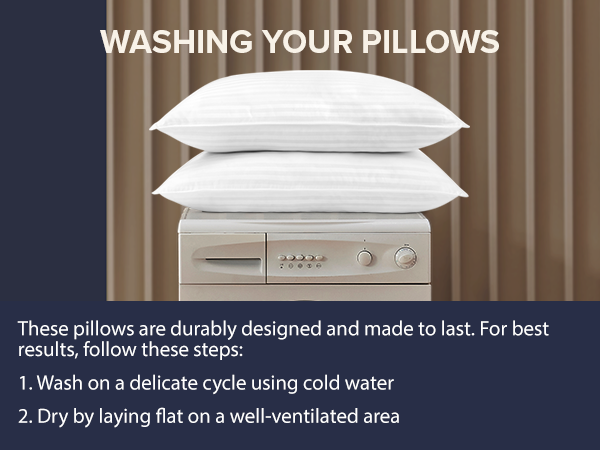 washing your pillows
