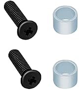 Mcbazel 2Pcs PS5 SSD Screw and 2Pcs Ring Replacement for PS5, Solid State Drive Repair Accessories
