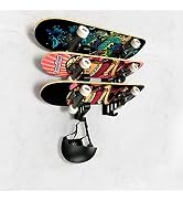 Hikeen Skateboard Rack Wall Mount Skateboard Storage Rack Skateboard Holder, Load Bearing Skatebo...