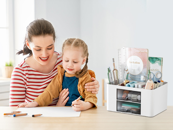 desk organizer with drawer