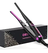 ORYNNE Small Flat Irons for Short Hair, 5s Ultra Fast Heat Up Pencil Flat Iron, Negative Ions Min...