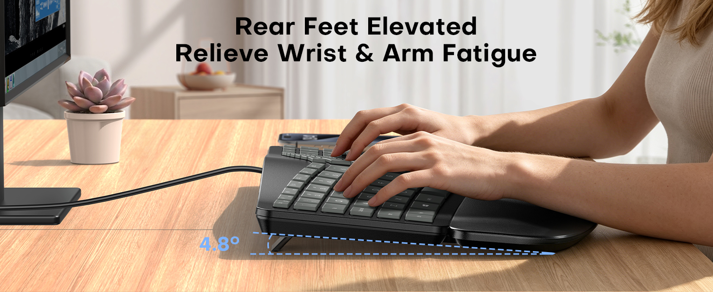 wired ergonomic keyboard