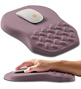 Armanza Ergonomic Slope Mouse Pad Wrist Support, Wrist Rest Mousepad for Carpal Tunnel Pain Relie...