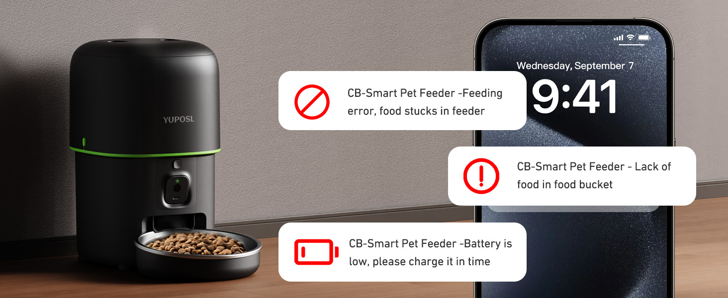 automatic cat feeder with camera