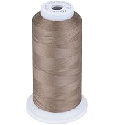 Simthread 100% Cotton Thread 1641 Yards Beige for Sewing Quilting