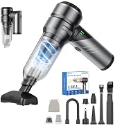GenTant Car Vacuum Portable Cordless with 18000Pa Suction, 4 in 1 Air Duster & Mini Vacuum Cleane...