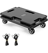 SOLEJAZZ Moving Furniture Dolly Connectable, 440 LBS Capacity Piano Dolly, Heavy Duty 4 Wheel Car...