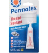 Permatex 59235 High Temperature Thread Sealant, 50 ml Tube , White
