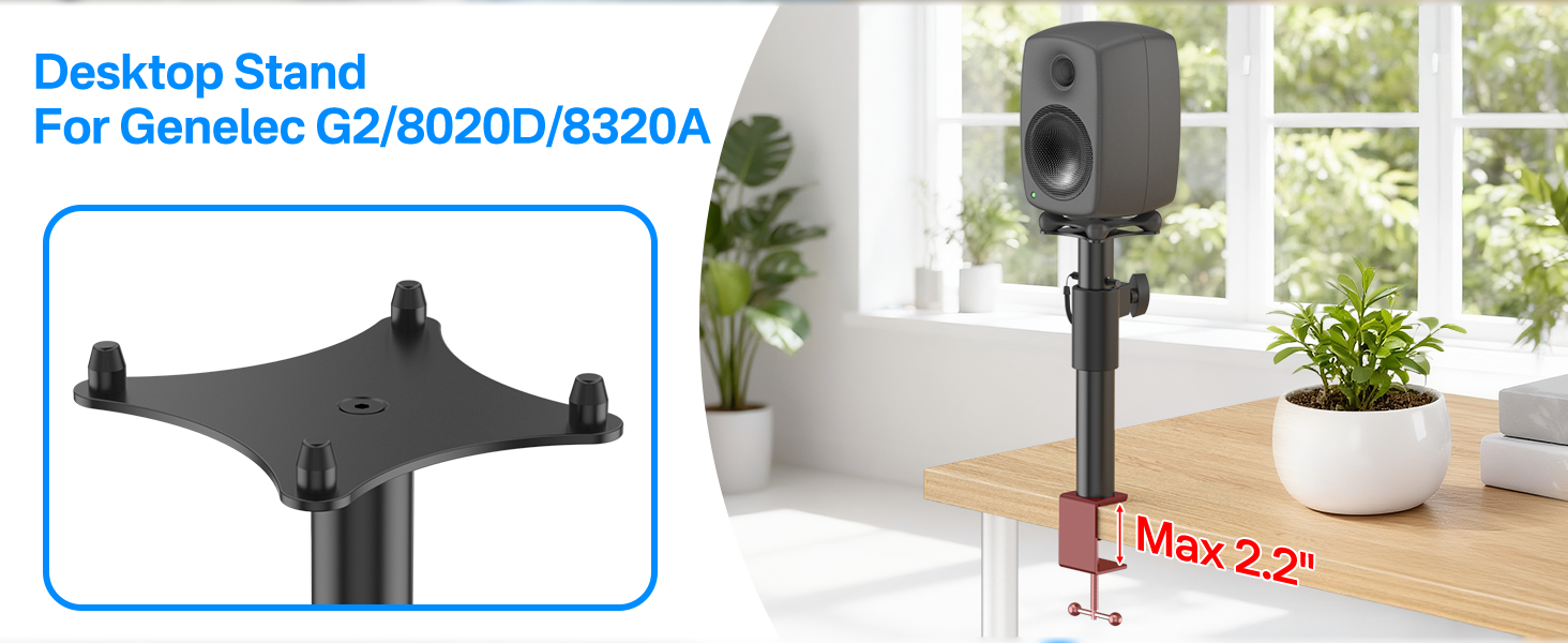Desktop Speaker Stands for Genelec G2