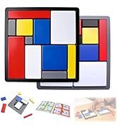 2 Pcs Logic Puzzle Brain Teaser Game for Adults, 88 Challenges 4 Difficulty Levels Logic Puzzles,...