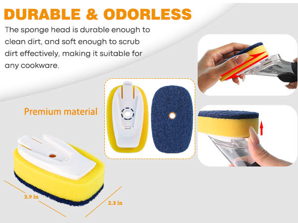 Soap Dispensing Dish Brush