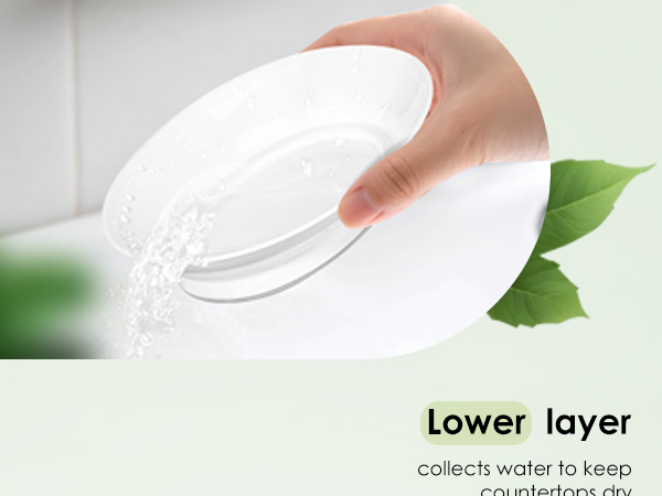 lower layer collercts water