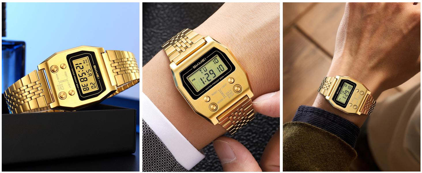 Luxury Gold Men Watch