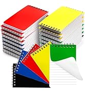 Hacaroa 30 Pack Top Spiral Memo Pads, 3"x5" Lined Pocket Notebook Mini College Ruled Paper, Wireb...