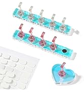 BQAN 2 Set Nail Holder for Painting Nails, 1 Heart Shaped Aurora Nail Stand for Press Ons /Fake T...